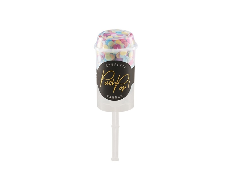 

Konfetti Push Pop kolorowe