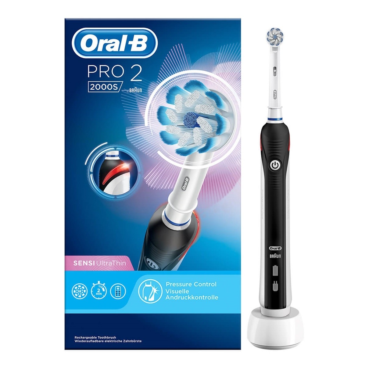 Электрическая зубная щетка отзывы. Oral b Pro 2 2000 d501.513.2. Электрическая зубная щетка oral-b Pro 2000. Braun oral-b 2000 Pro 2 электрическая зубная. Oral_b электрическая зубная щетка Pro 2000/d501.513.2.