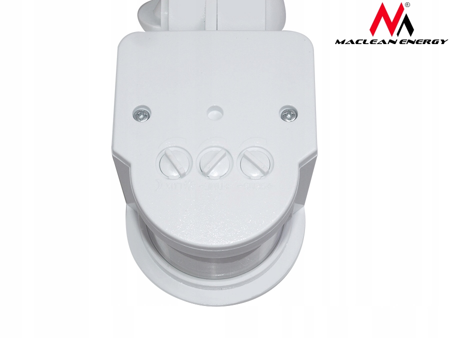 ŚCIENNY CZUJNIK RUCHU PIR I ZMIERZCHU ZEWNĘTRZNY IP44 do LED Maclean MCE25W Rodzaj czujnika czujnik ruchu