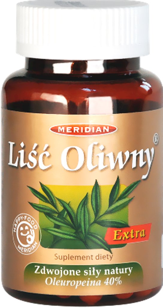 

Liść Oliwny 60 kap 40% Meridian Mocny EKSTRAKT_24H