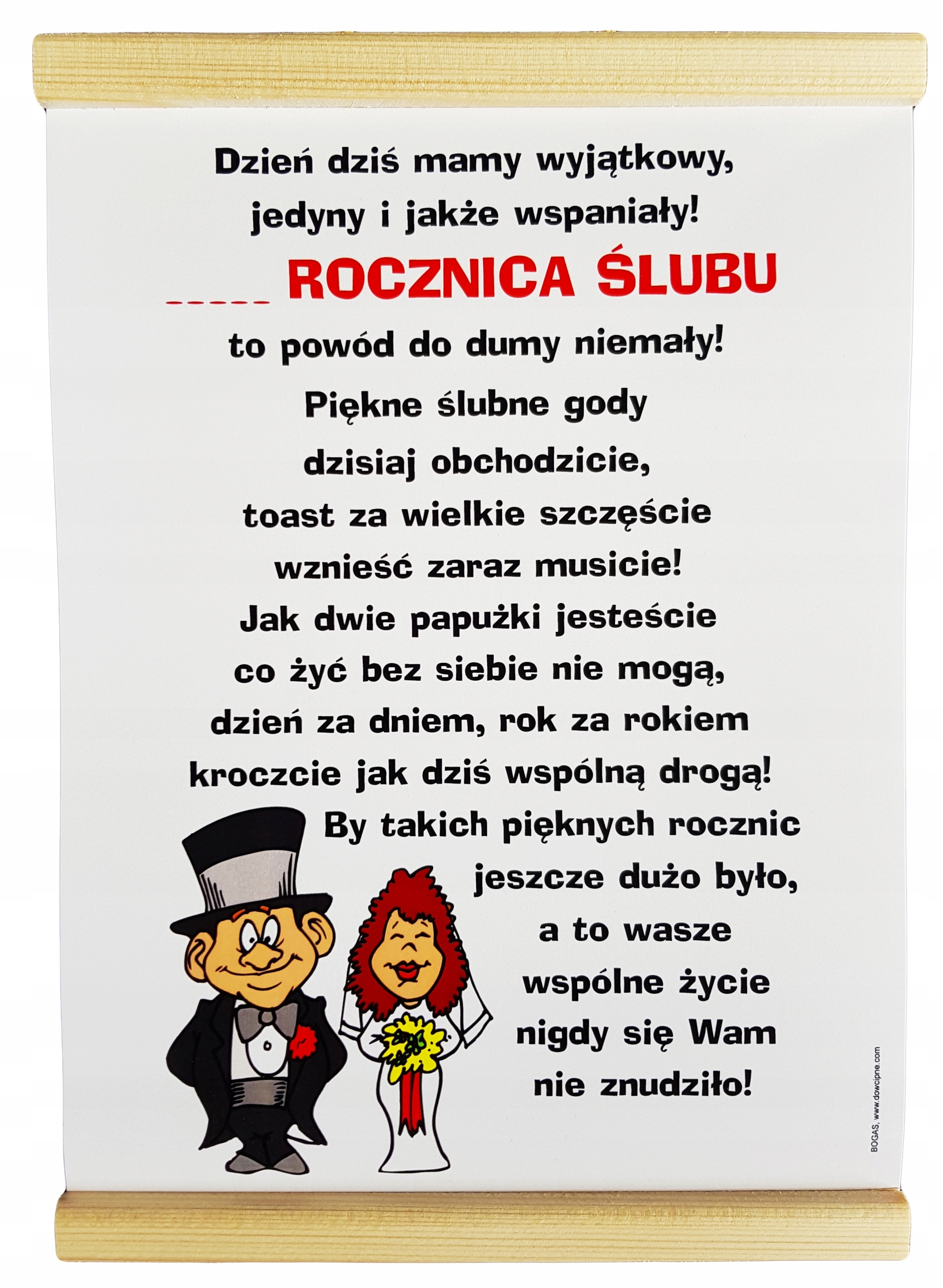 

Kartka, Życzenia na Każdą Rocznicę Ślubu