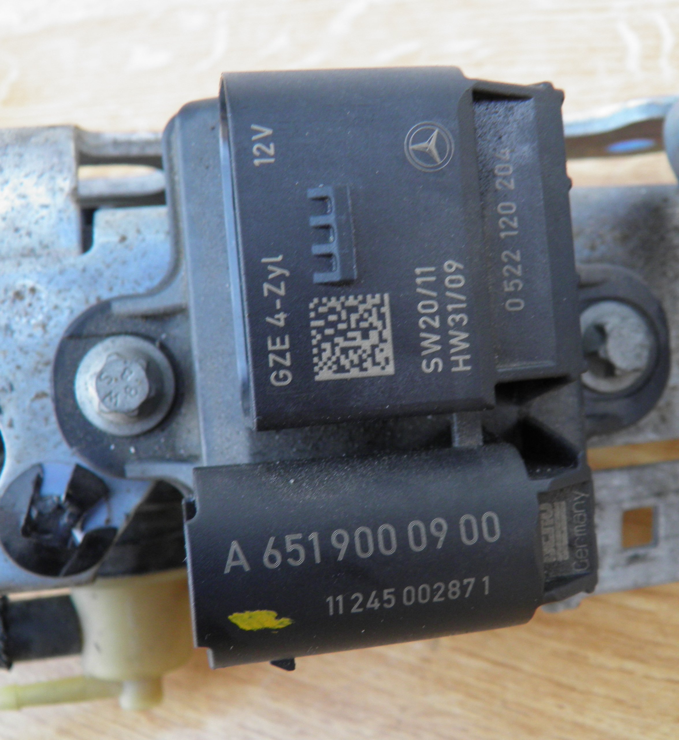 6519000900 - Mercedes W212 2.2 CDI Relay CANDLE A6519000900