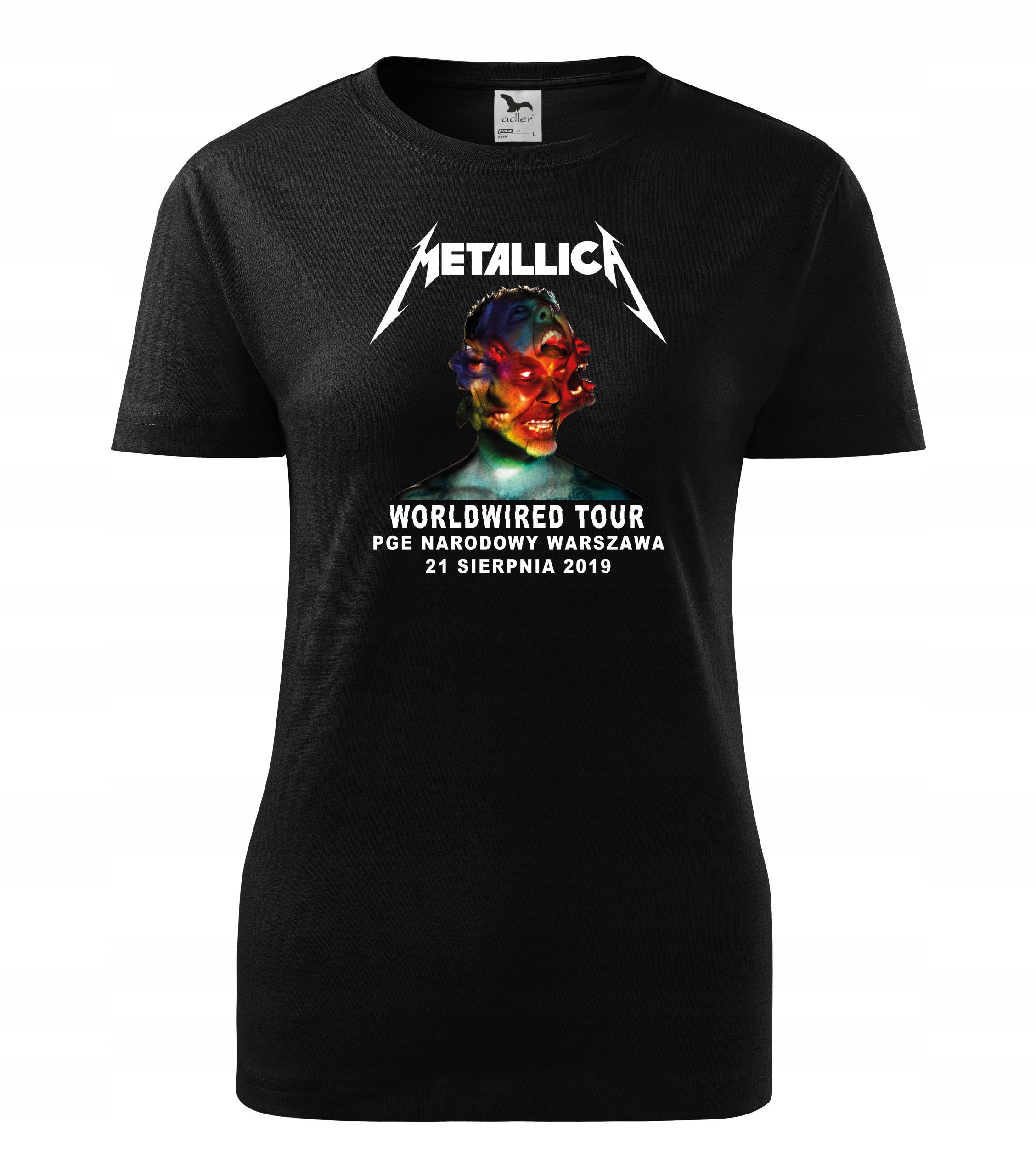 

Metallica koszulka damska na Koncert 2019 r M