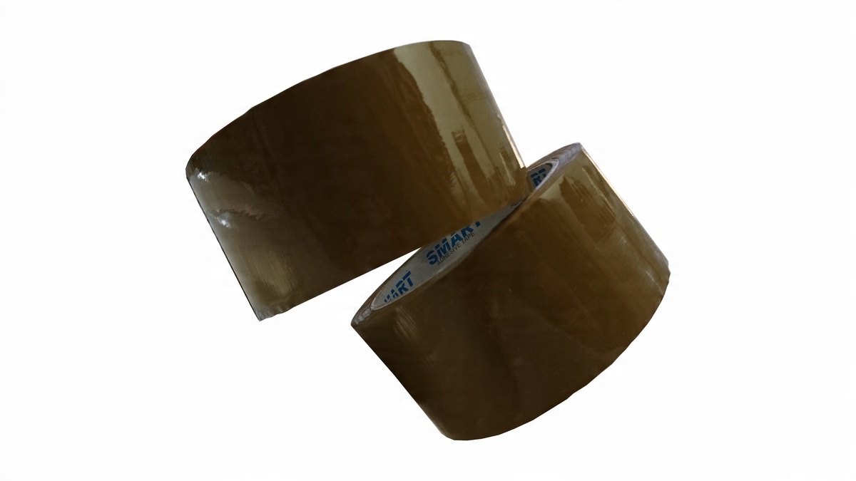 

Taśma pakowa brązowa, solvent, 48 mm/66 yd