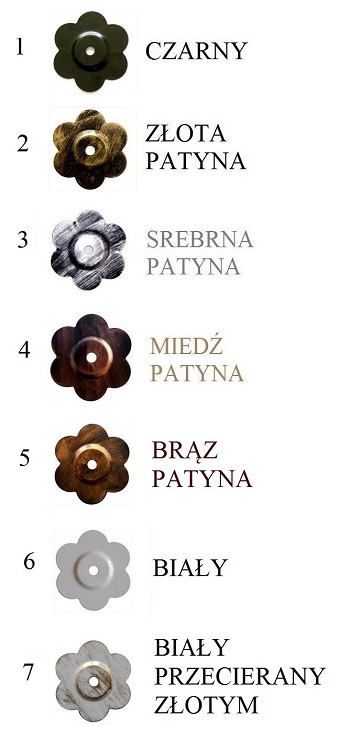 KWIETNIK NA JEDEN KWIAT METAL - OZDOBA - DONICZKA Kod producenta 10-1353