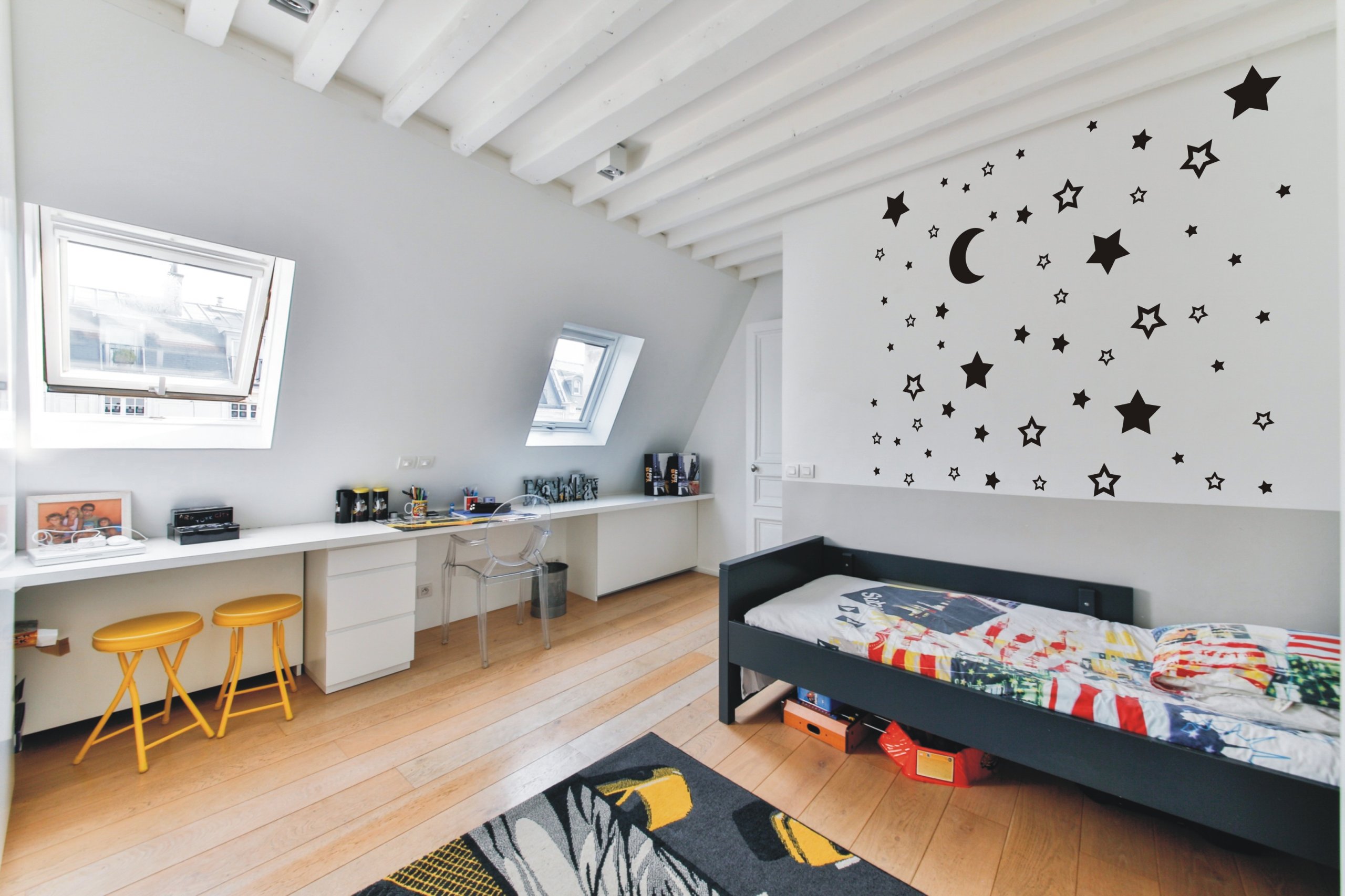 Naklejki ścienne z folii Gwiazdki Księżyc ZESTAW ! Płeć Chłopcy Dziewczynki