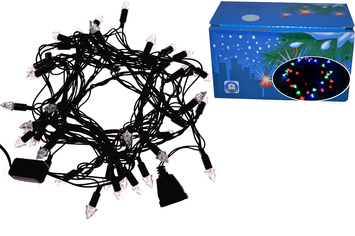 

lampki Choinkowe Led 40 choinki 3D sople Multi