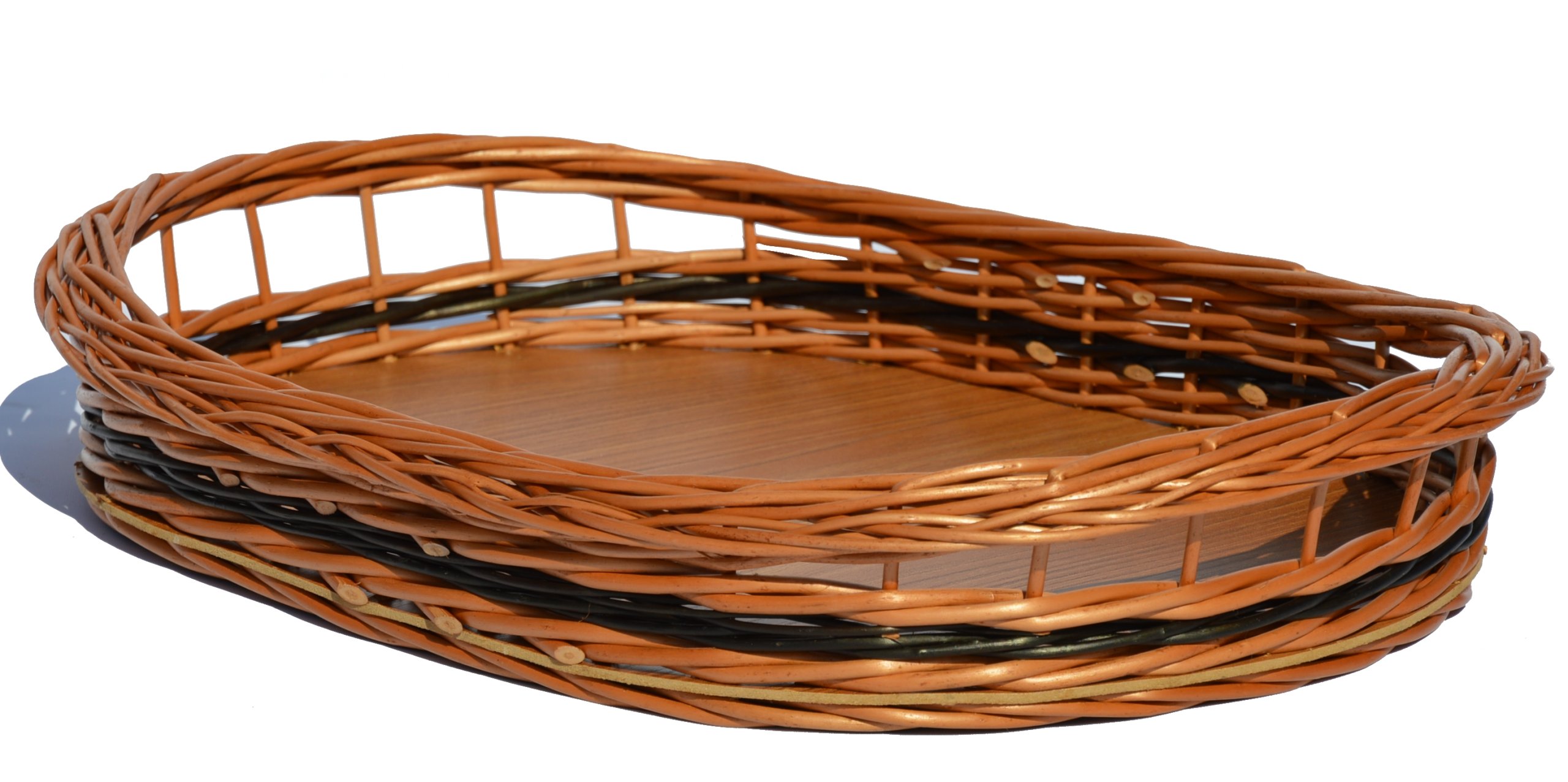 

Taca wiklinowa Tacka z wikliny Wiklina 43 cm Duża