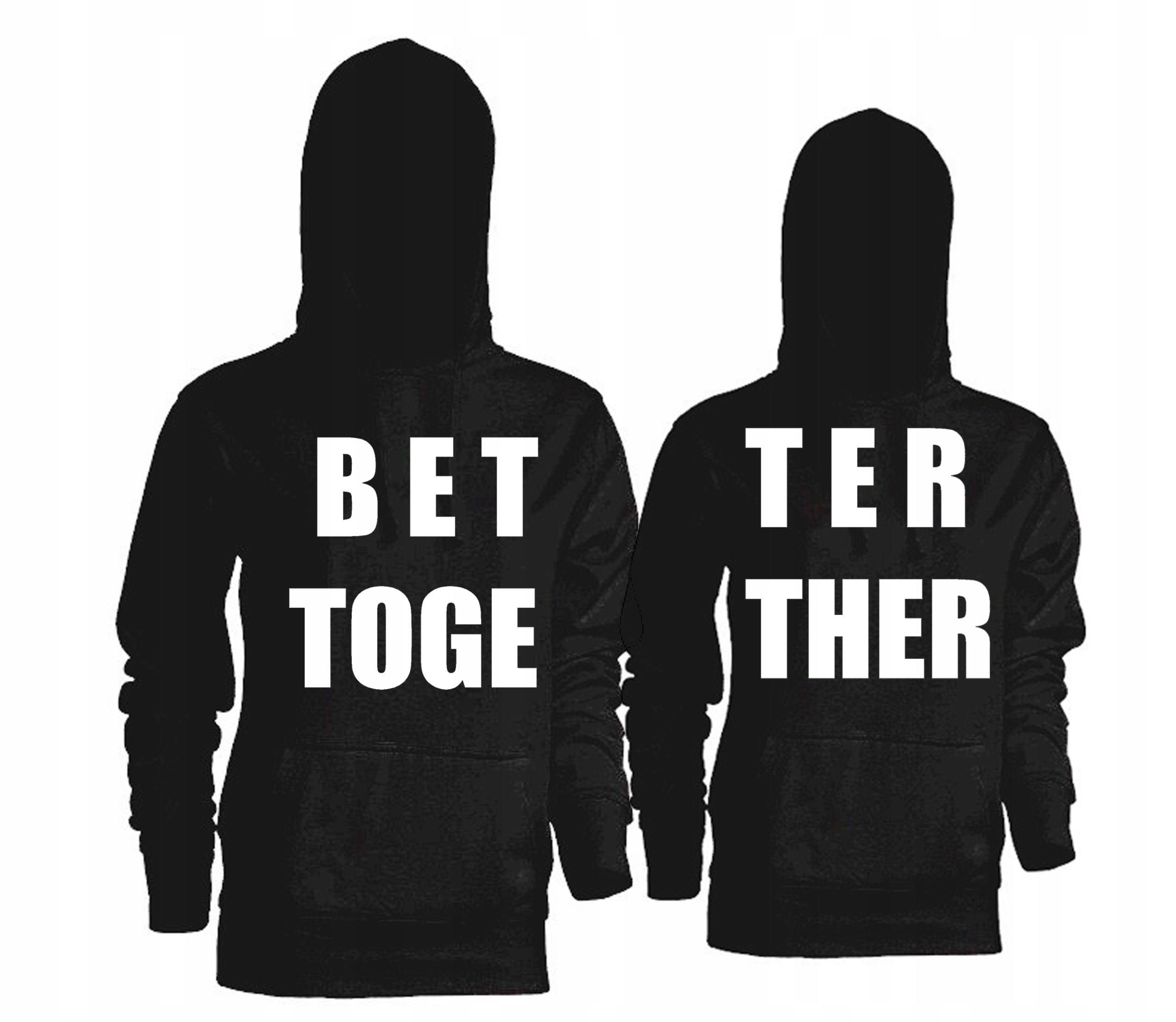 

Zestaw 2 bluz Better Together bluzy bluza dla par