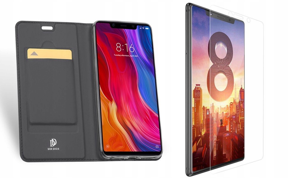 

Zamykane ETUi Do Xiaomi MI8 Se Dux Ducis + Szkło