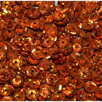 

Cekiny laserowe Cekinki baniek 15g Miedziane 6mm