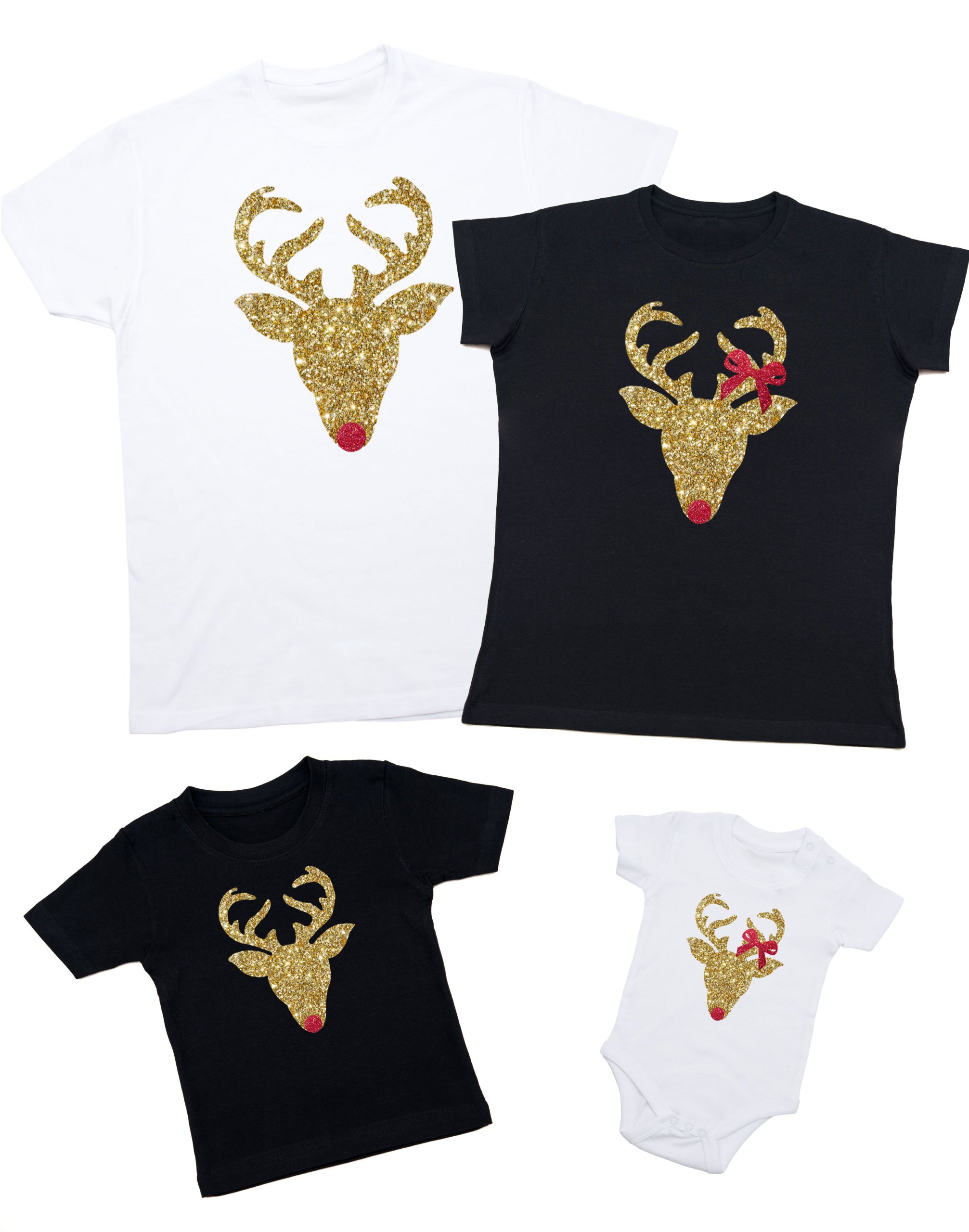 Sada Vánočních triček pro rodinu Dárek