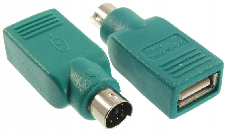 ADAPTER PRZEJŚCIE wtyk PS2 na gniazdo USB 7628