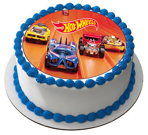 Hot wheels картинка на торт
