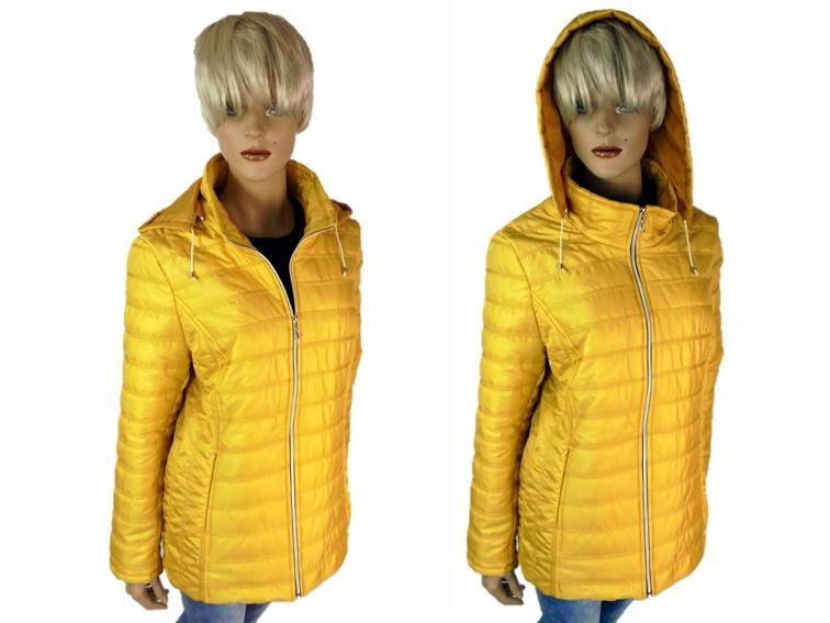 DUŻA KURTKA DAMSKA PIKOWANA PRZEJŚCIOWA L 40 42 Materiał dominujący poliester