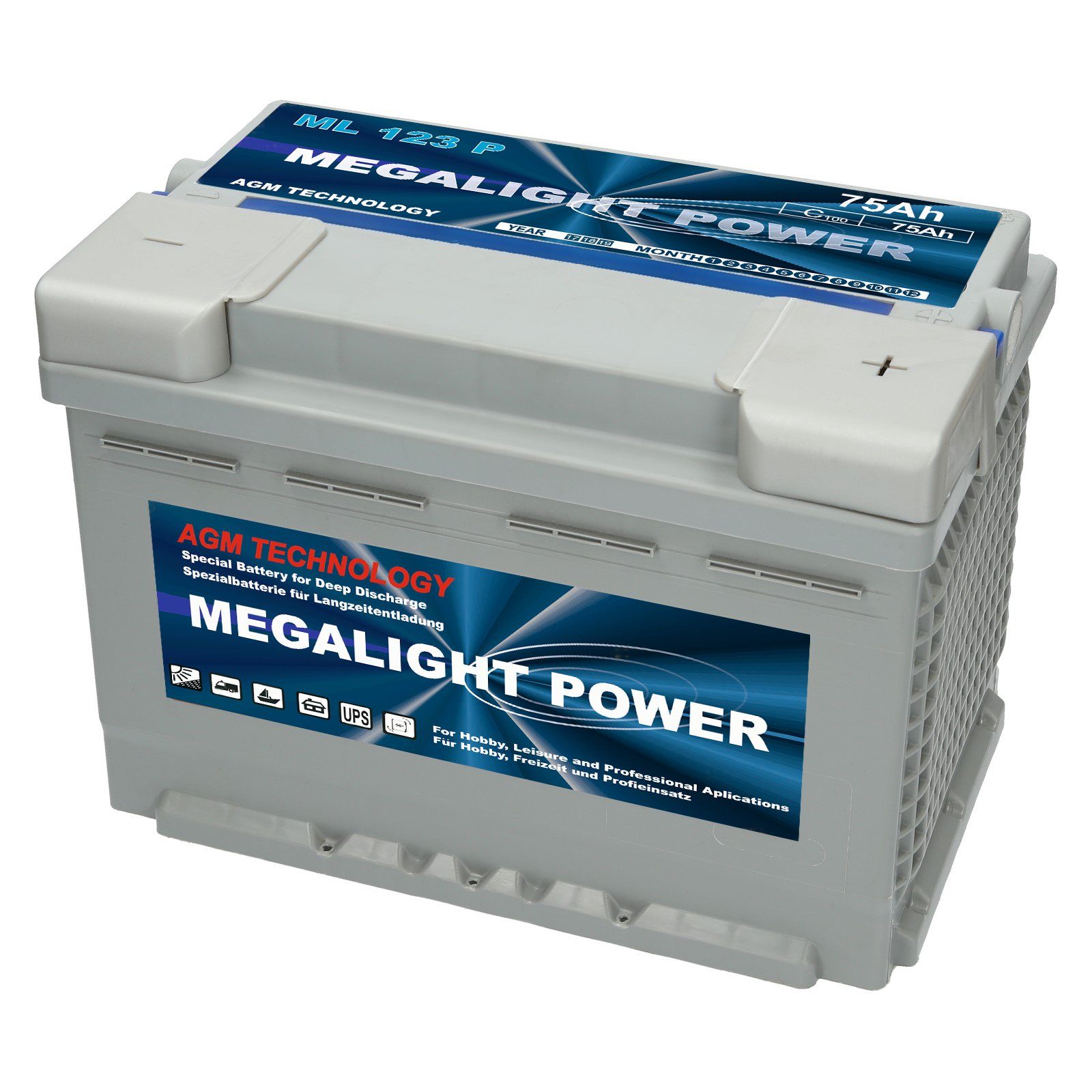 Akumulator MEGALIGHT AGM 75Ah (MON75) • Cena, Opinie • Alternatywne ...