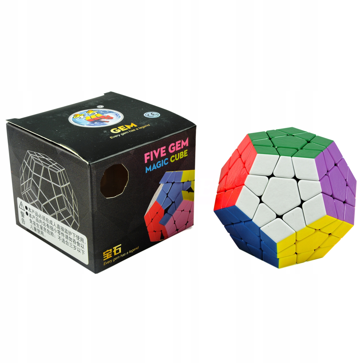 

Oryginalna kostka Shengshou Megaminx Gem Color
