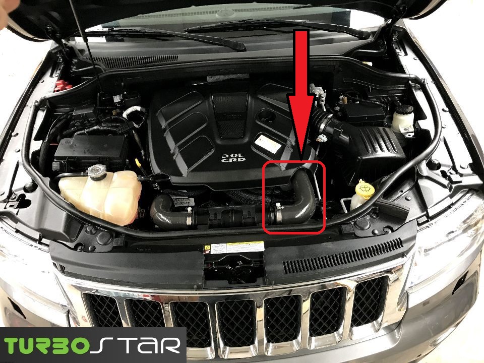 RURA WĄŻ INTERCOOLER/A JEEP GRAND CHEROKEE 3.0 CRD Typ samochodu 4x4/SUV Samochody osobowe