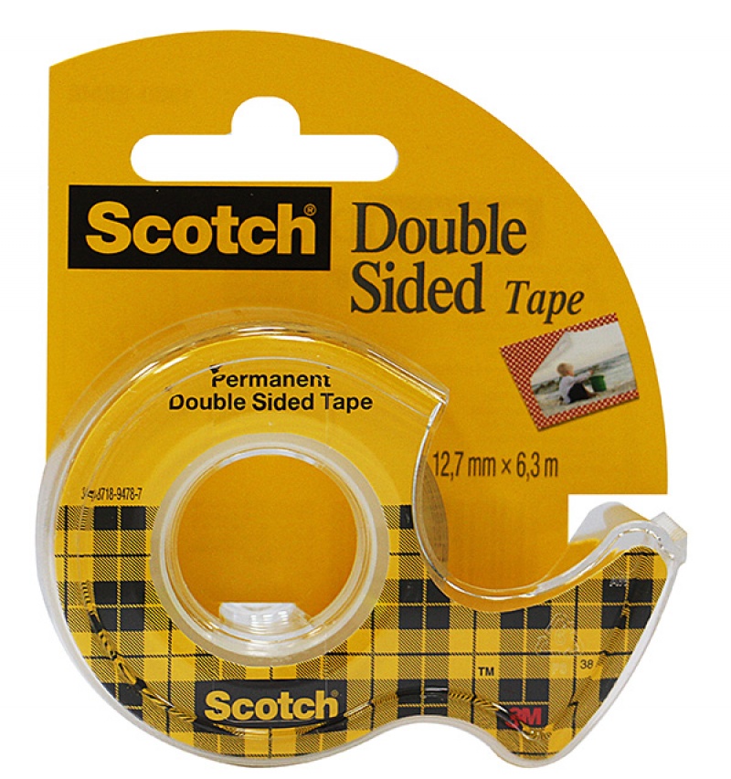 

Scotch (136D) Taśma Biurowa, Dwustronna+dyspenser