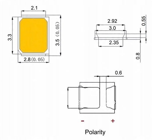 

Art Led SMD-2835 Ultra-WHITE 5000K Cena za 10szt