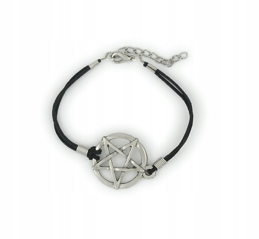 

Bransoletka Pentagram Zapinana Rzemień