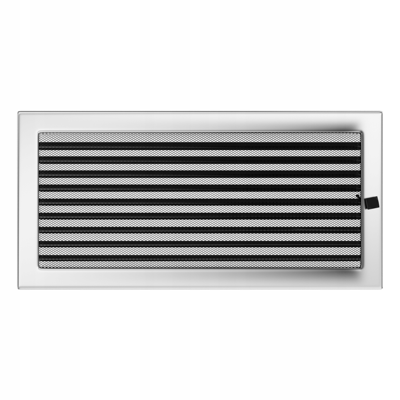 Krbová mřížka 22x45 niklovaná s reliéfem