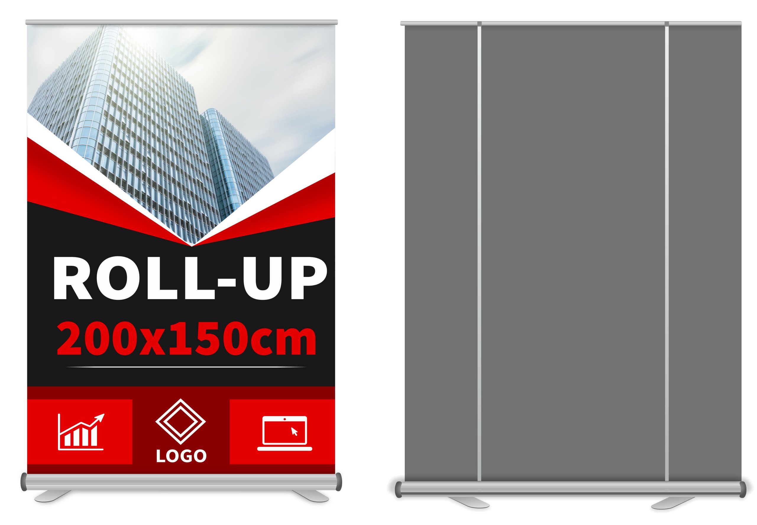ROLL-UP 150x200cm ROLLUP BLOCKOUT PROJEKT GRATIS Marka Studioflag