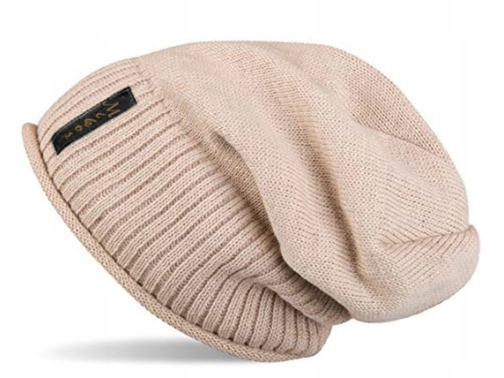 

Mikos czapka krasnal smerfetka beani 656 beż