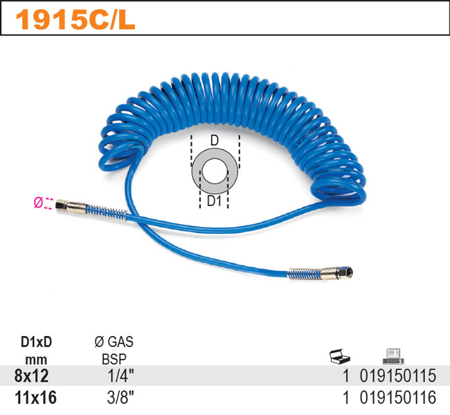 PRZEWÓD CIŚNIENIOWY SPIRALNY 8x12 15M BETA 1915C/L EAN (GTIN) 8014230729640