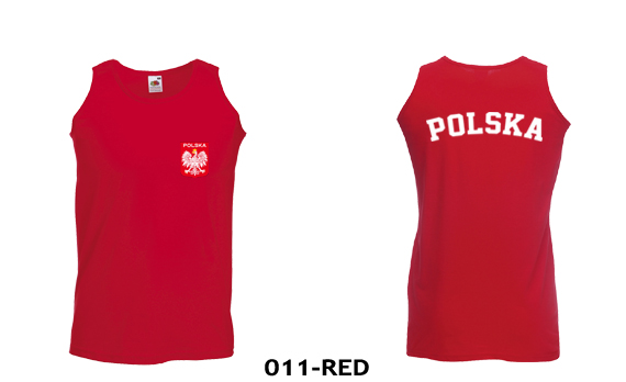 KOSZULKA ATHLETIC - POLSKA FRUIT OF THE LOOM XXL Zapięcie brak