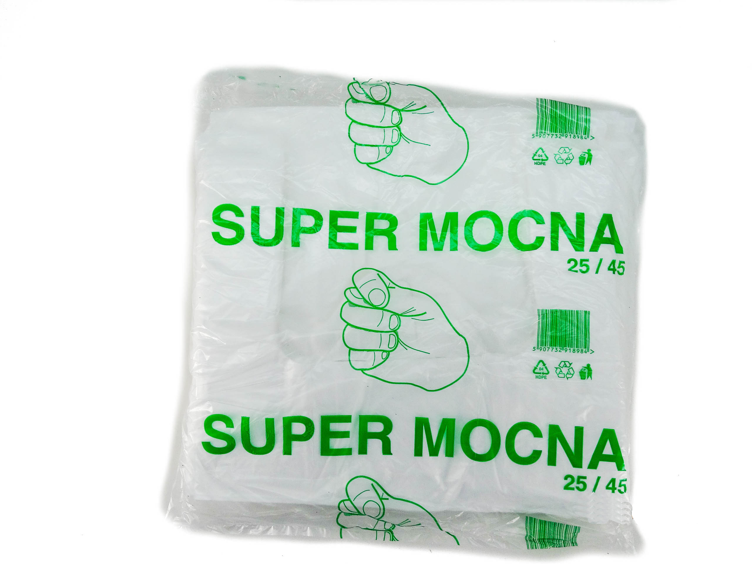 

Reklamówki Torby Jednorazowe Hdpe 25x45 25/6x43