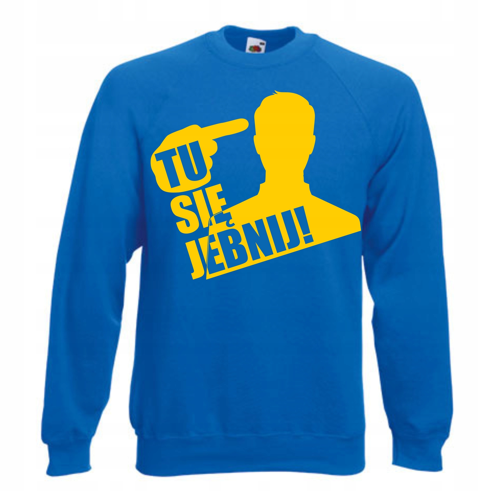 

Bluza Męska Z Nadrukiem Tu Się Jebnij Prezent -XL