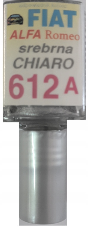 

Fiat Alfa 612A Srebrna Chiaro Lakier Zaprawka