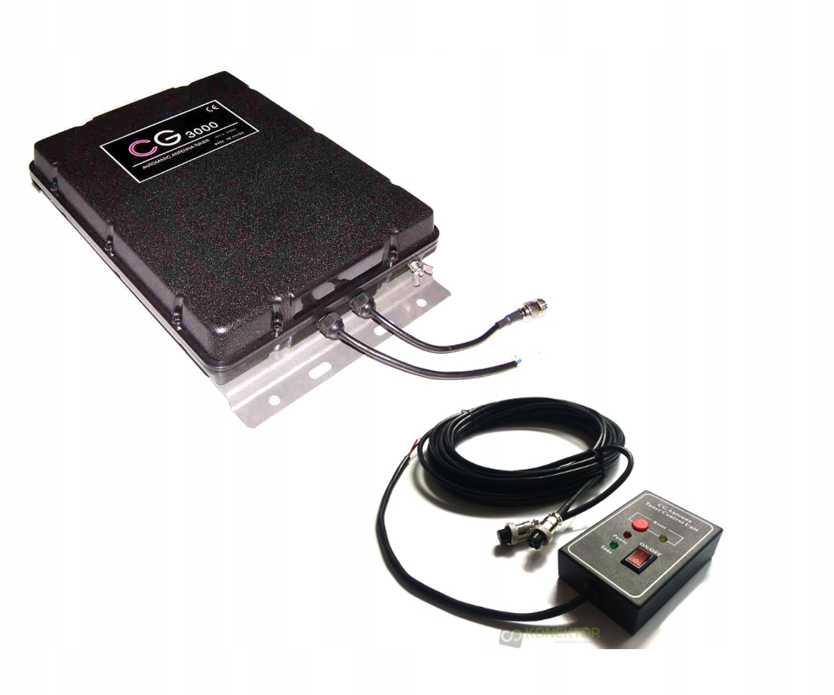 CG-3000 tuner antenowy 1.8-30MHz Atu Sterownik Cg-ctu z kablem 10m