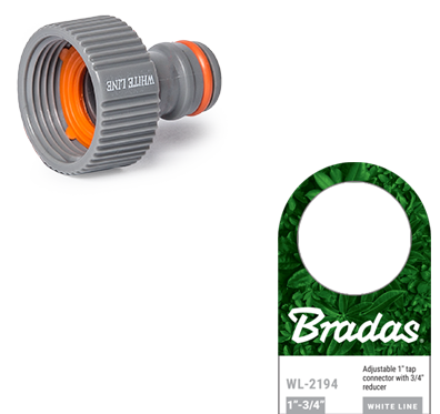 

Przyłącze adapter na kran do ogrodu 3/4 Bradas