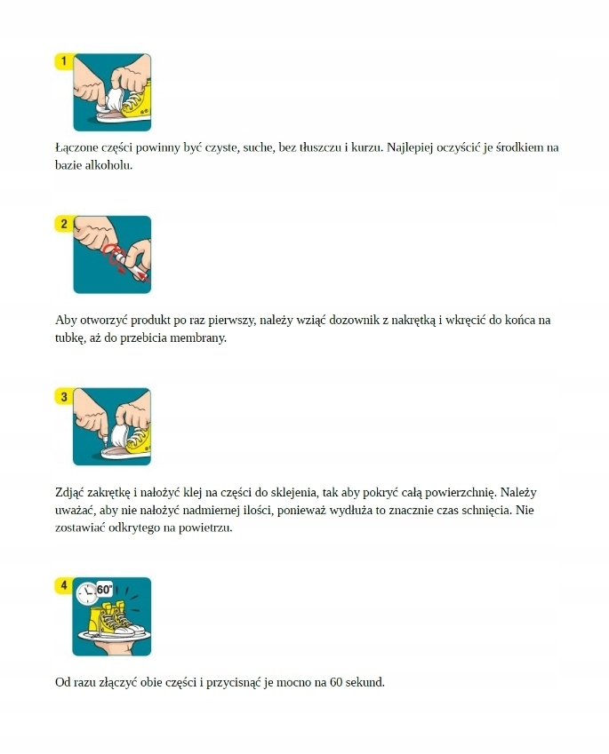 KLEJ DO BUTÓW SPORTOWYCH TADAM 9 GRAM ORYGINAŁ ! Typ klej uniwersalny