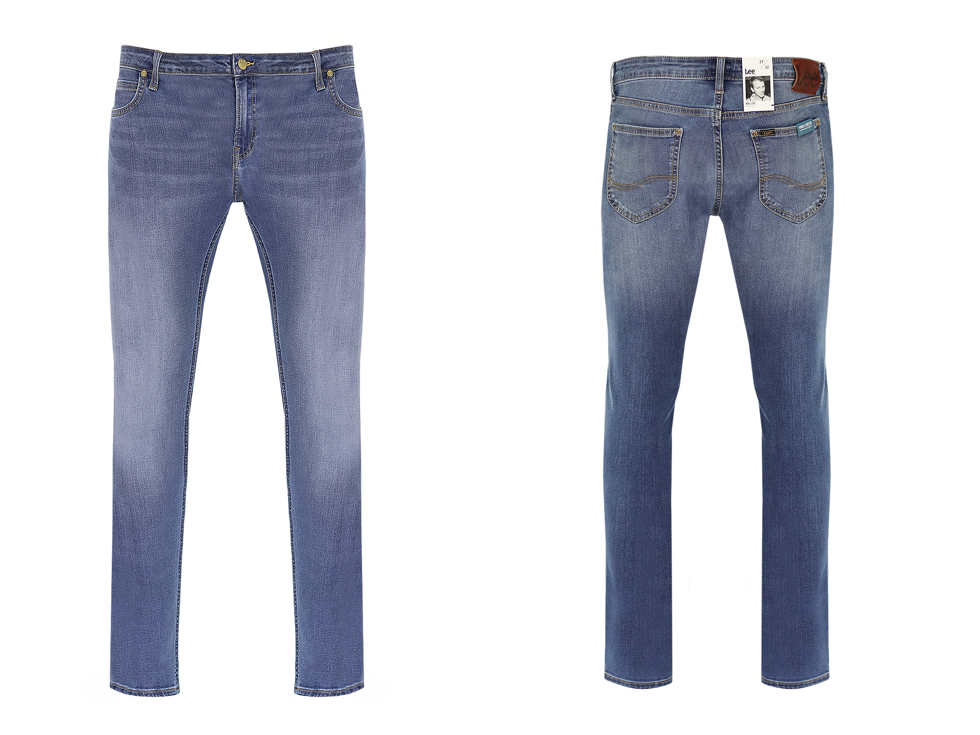 

Lee Malone spodnie rurki slim jeans LE003 W28 L32