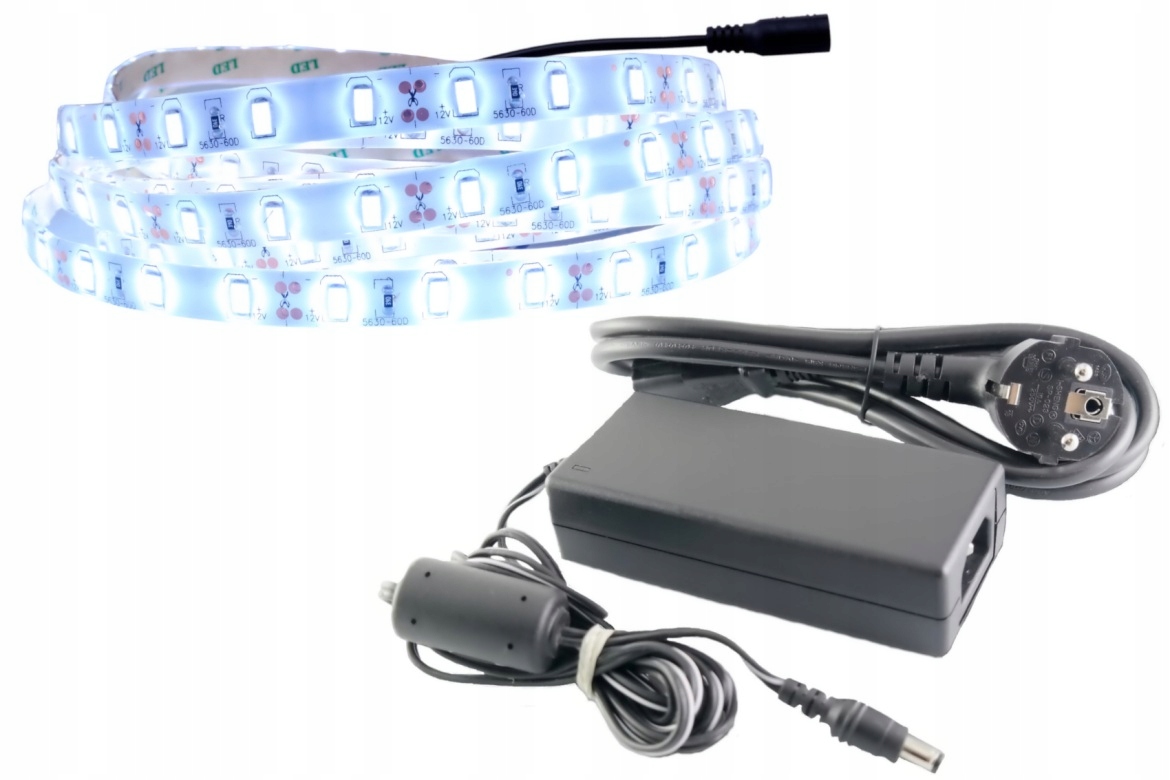 Set Led pásek 300 Smd IP65 5630 Studený 4.5 m