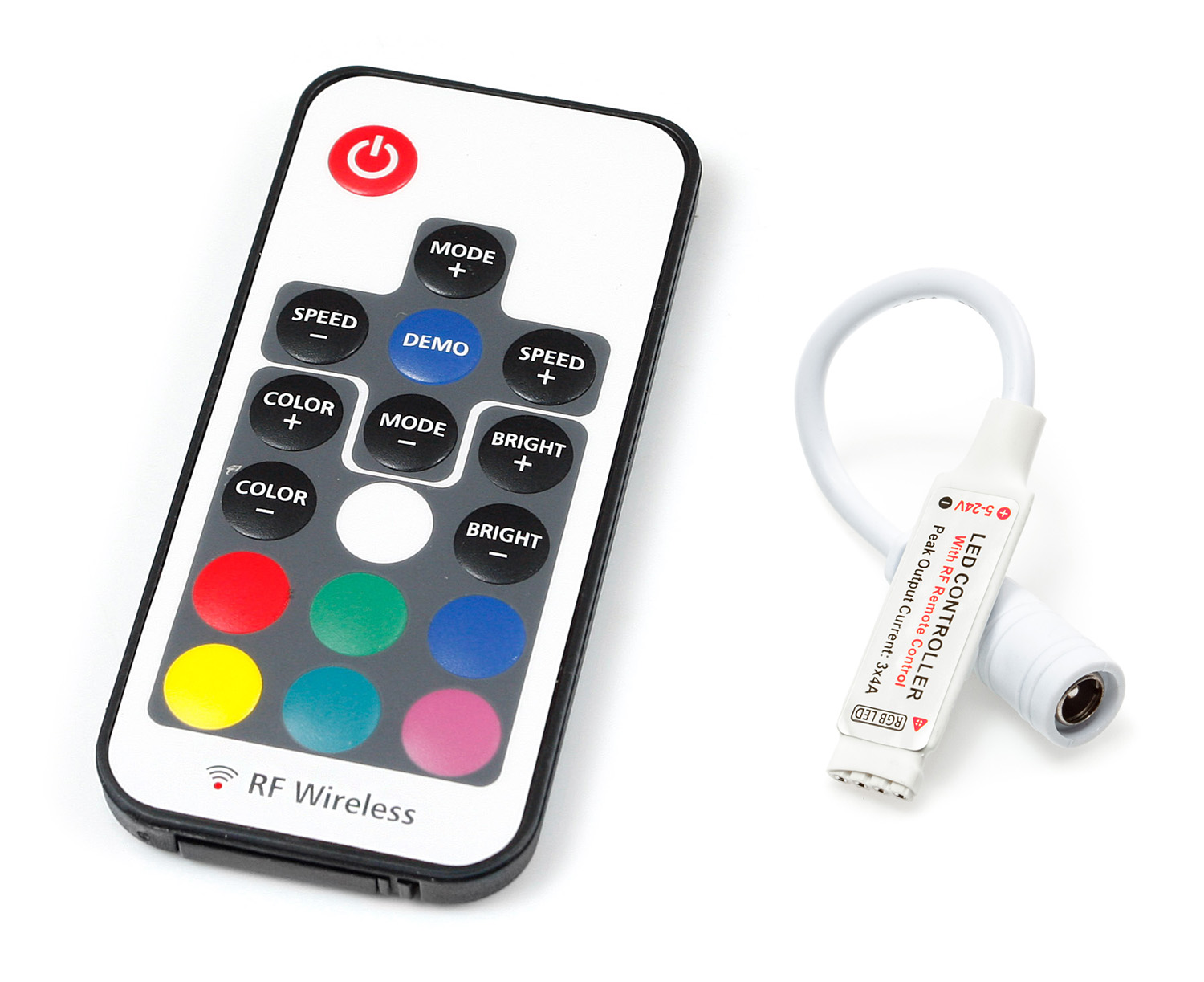 

Sterownik RF-RGB-17 Do Taśm Led Rgb Kontroler