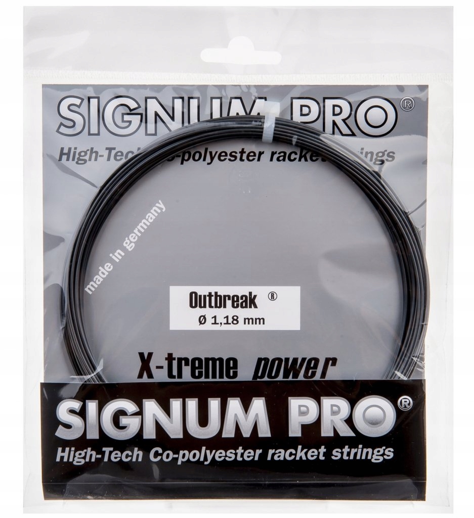 NACIĄG TENISOWY SIGNUM PRO OUTBREAK 1.18mm 12m - XtremPow