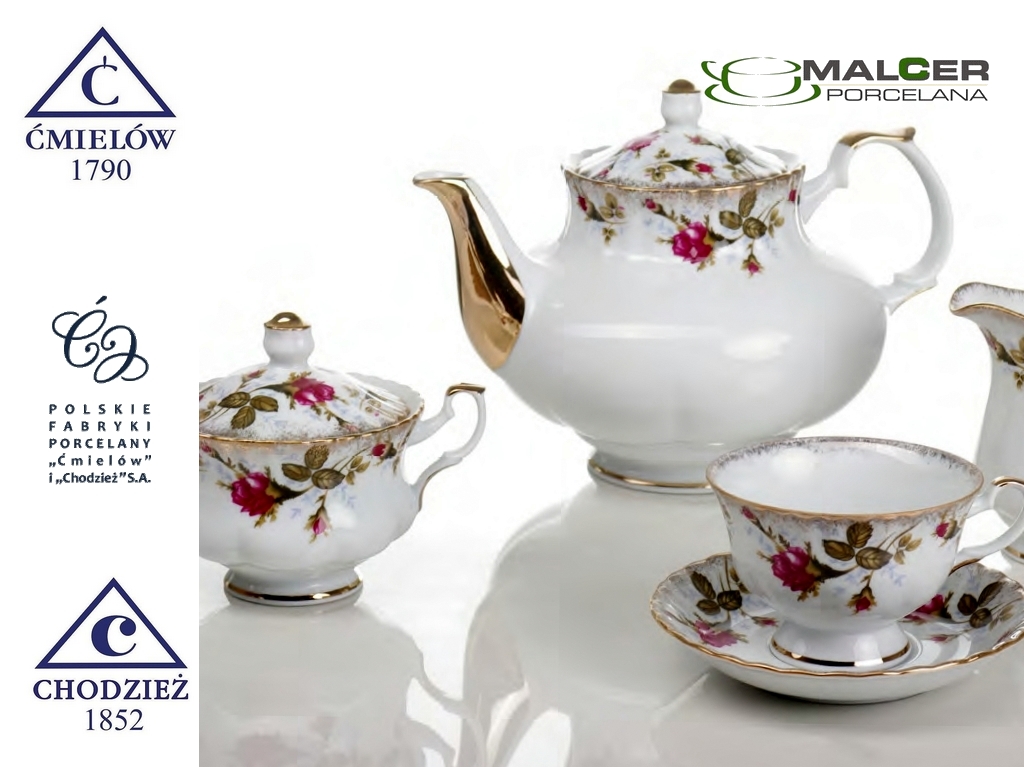 B013 ETAŻERKA IWONA PFP PORCELANA CHODZIEŻ MALCER Marka inna