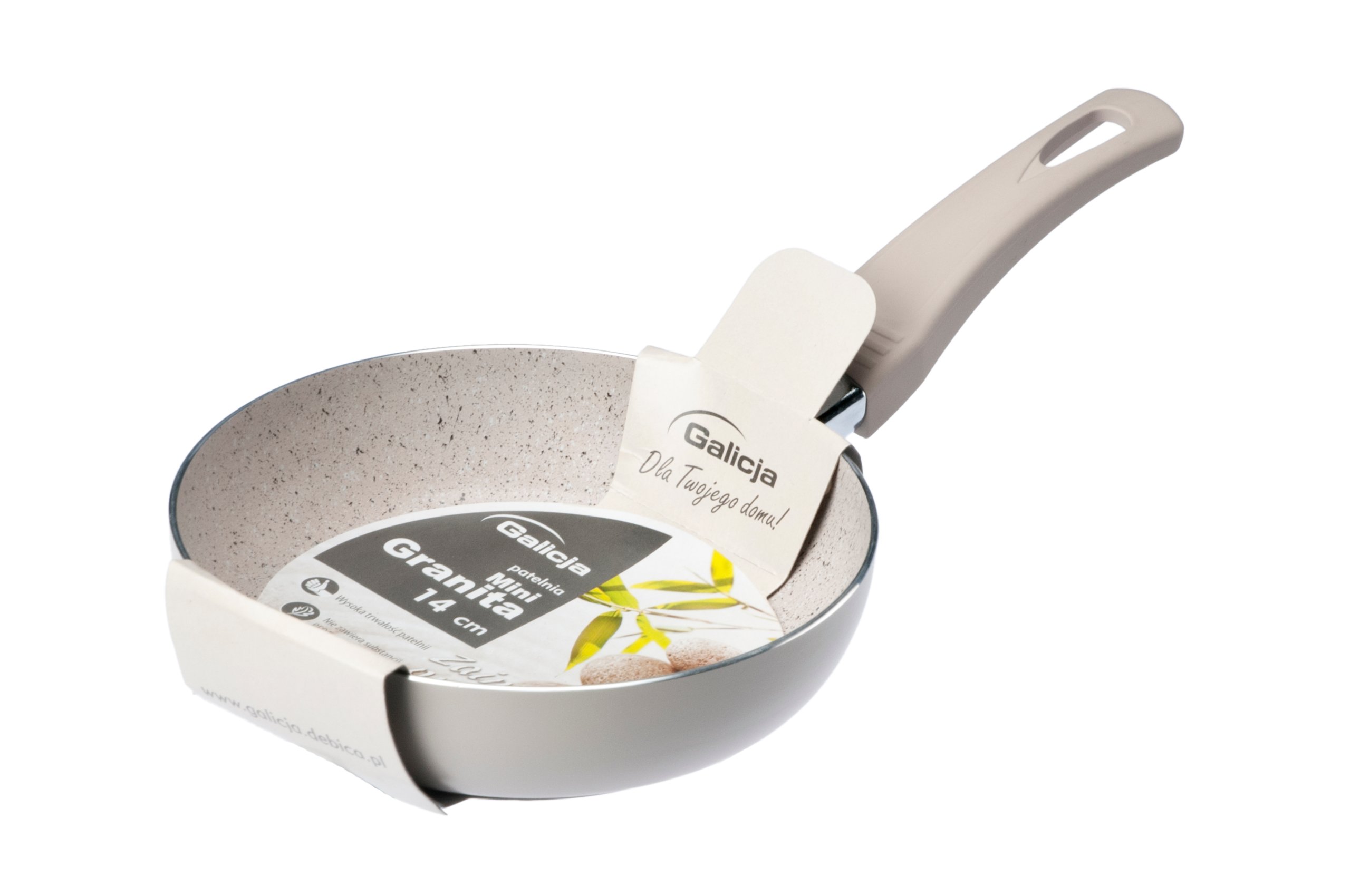 

Patelnia Granita mini mała 14 cm nieprzywieralna