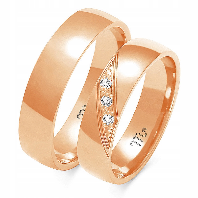 Zlaté Prsteny 14K 5 mm Zirkon id A-160