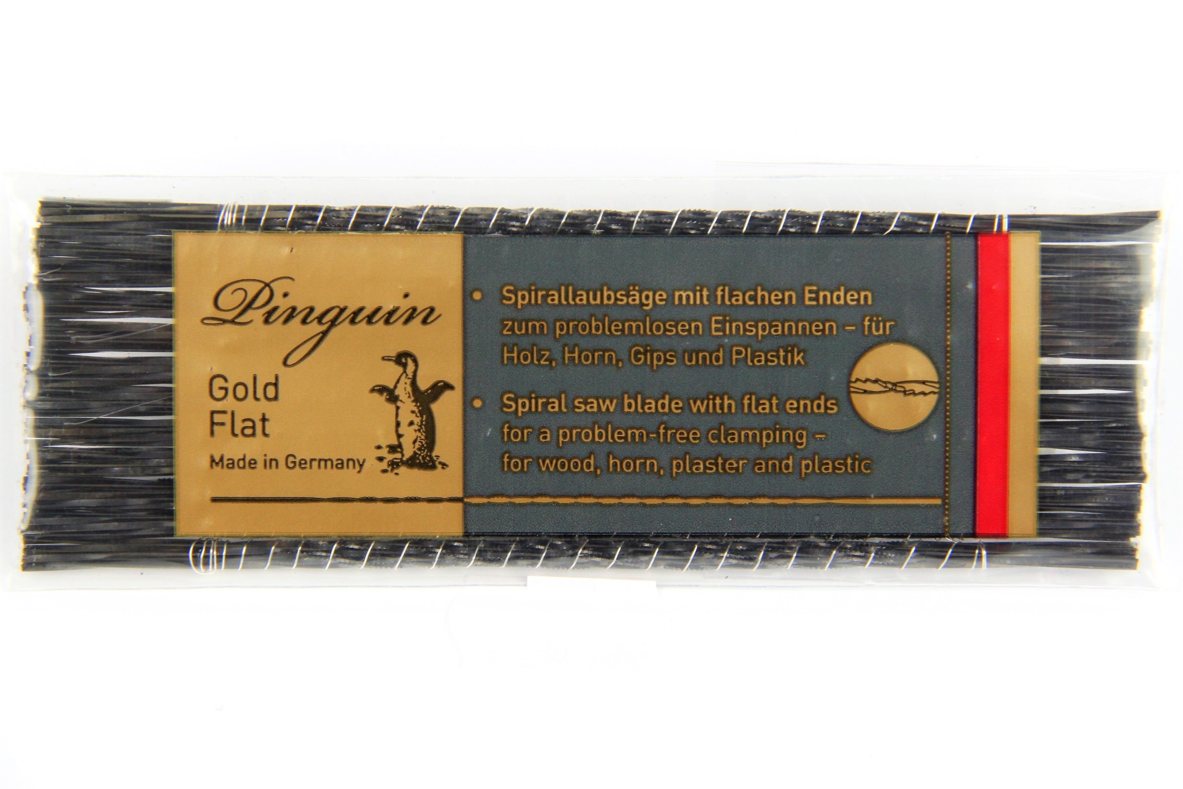 

Brzeszczoty spiralne Pinguin Gold Flat N3 (12 szt)