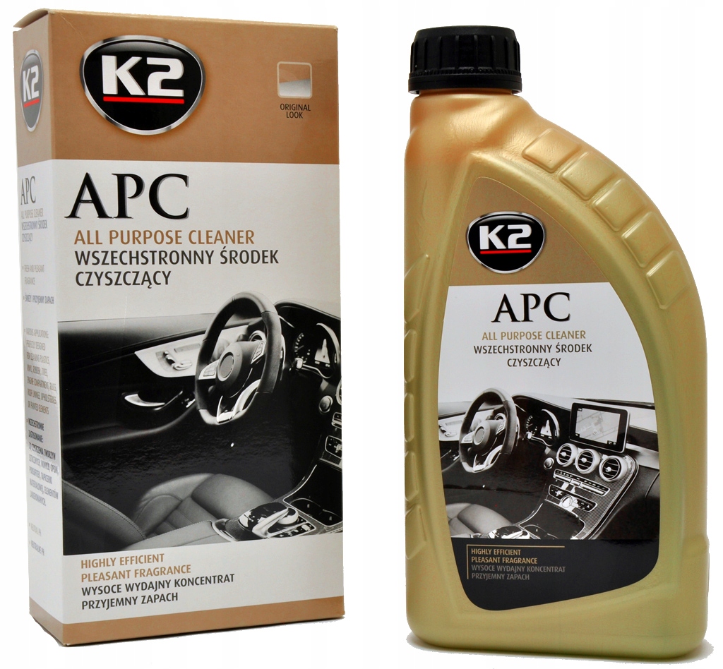 K2 APC KONCENTRAT + MIKROFIBRA UNIWERSALNY ŚRODEK Pojemność opakowania 1000 ml