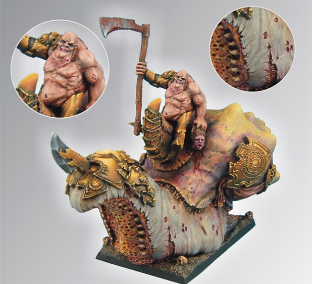 Scibor 28FM0068 Nurgle Rotten Lord +Podstawka 28mm System Warhammer Fantasy Battle