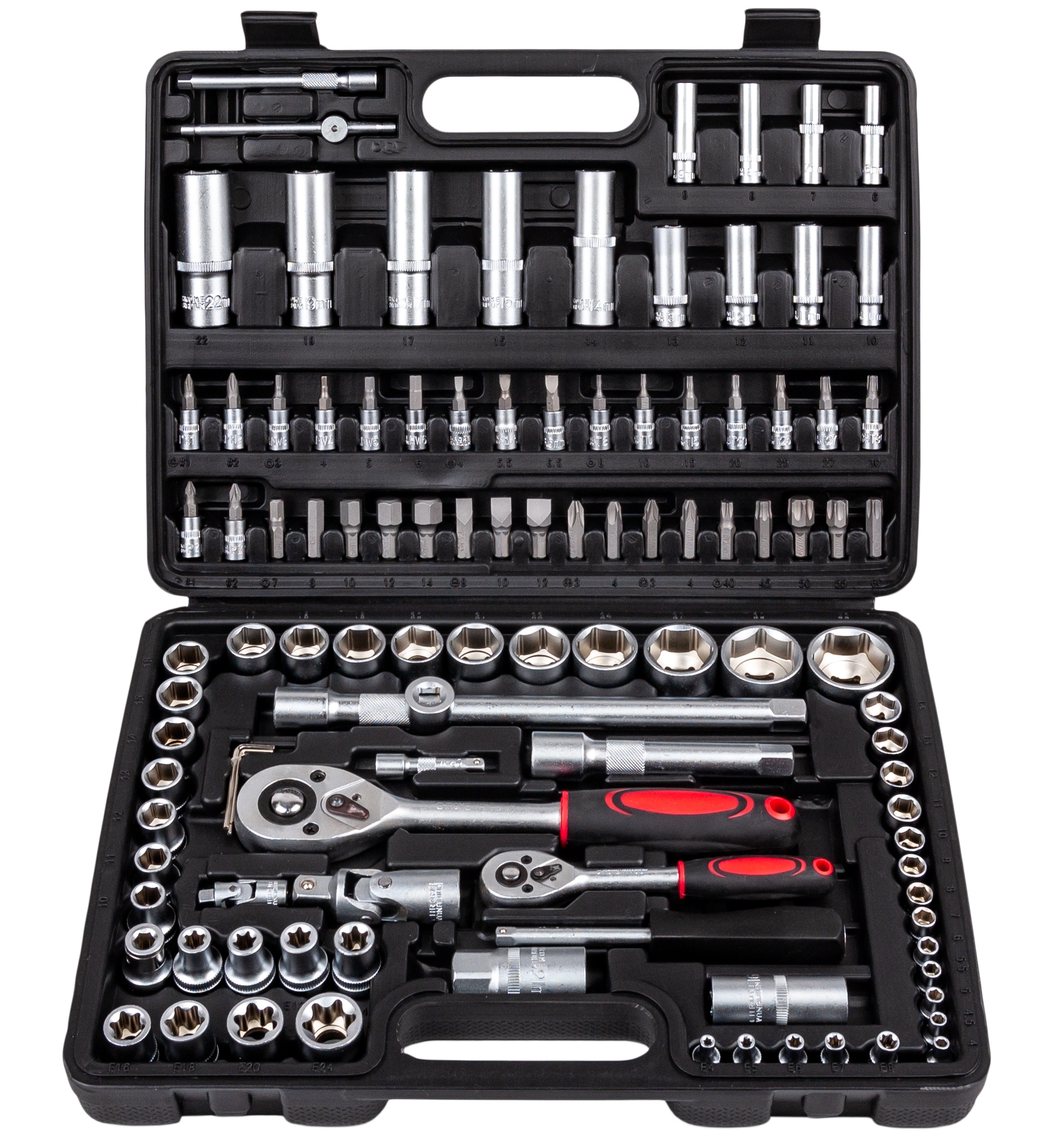 

Zestaw 108 Kluczy Klucze Nasadowe Torx Narzedziowy