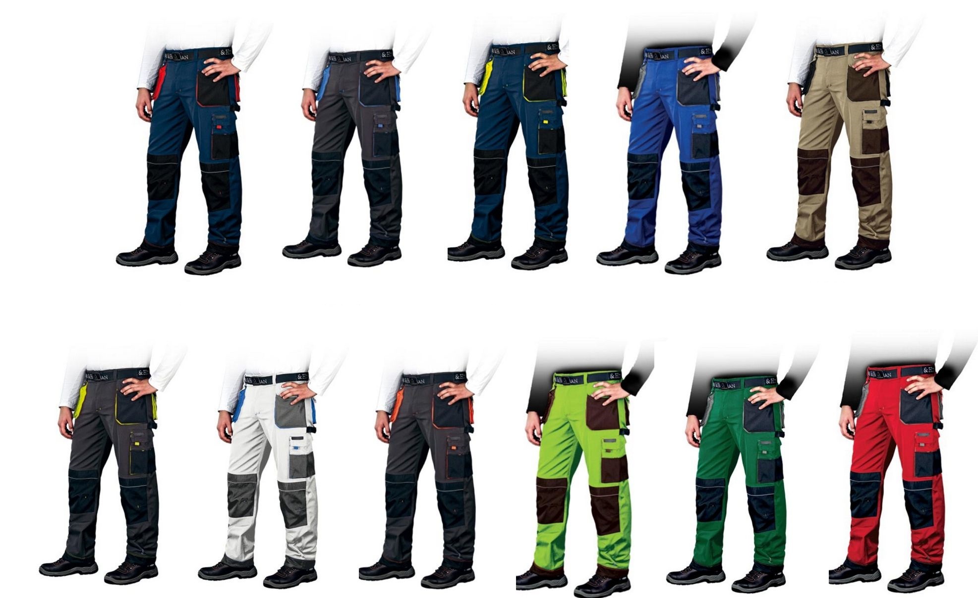 Pracovní Kalhoty Do Pasu Montérkové 48