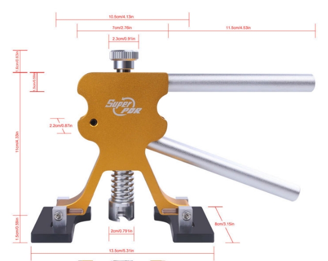 Съемник PDR hail Dent removal kit