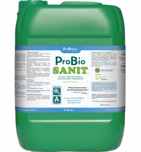 

ProBio Sanit 10l bakterie do szamba i oczyszczalni